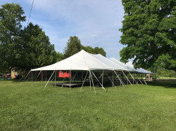 40'x140' High Peak Pole Tent FREDS (Grass Only)
