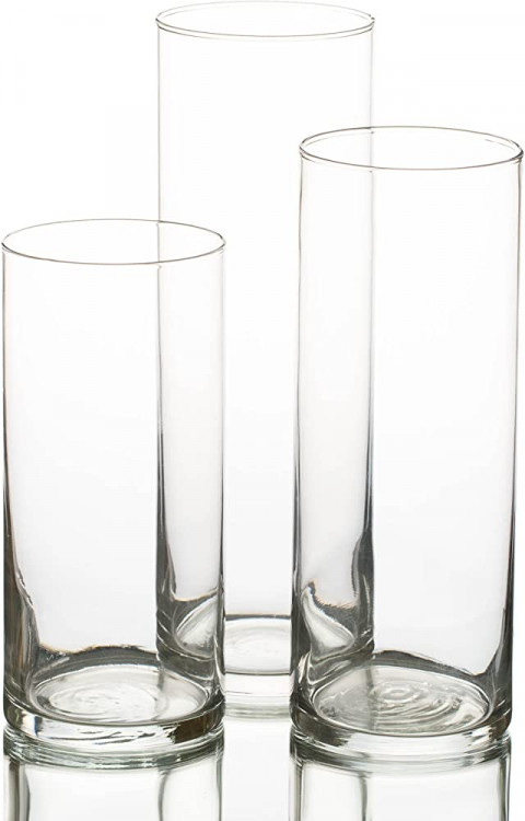 3 Piece Cylinder Vases