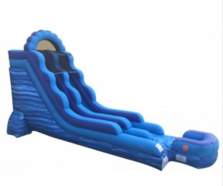 18ft Blue Wave Wet/Dry Slide