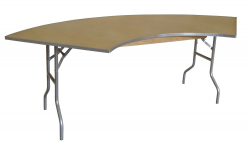 Serpentine Table 5'