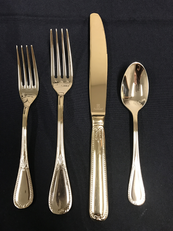 Dinner Knife Gold Savoy (Minimum set of 10)
