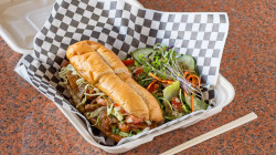BarBQ Right-Grilled Chicken Breast & Pulled Pork or Brisket)