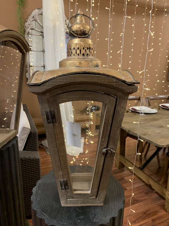 Wood Lantern 22