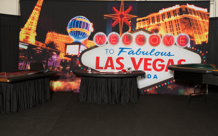 Casino Vegas Backdrop