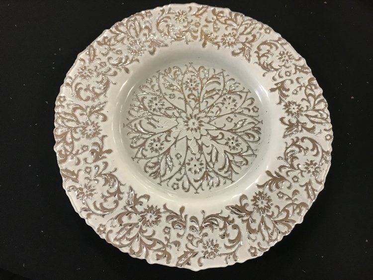 Silver Majestic Charger Plate