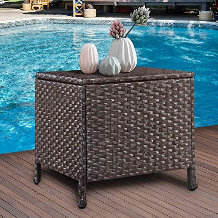 Outdoor Rattan End Table