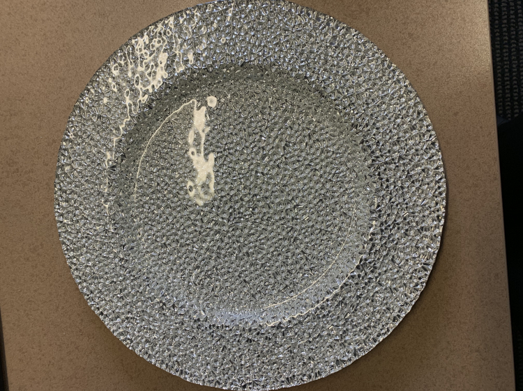 Glamour Glass Charger Plate