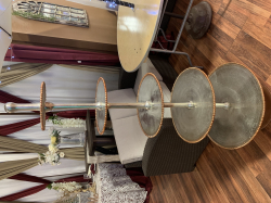 Copper Beaded 5' Cupcake Stand