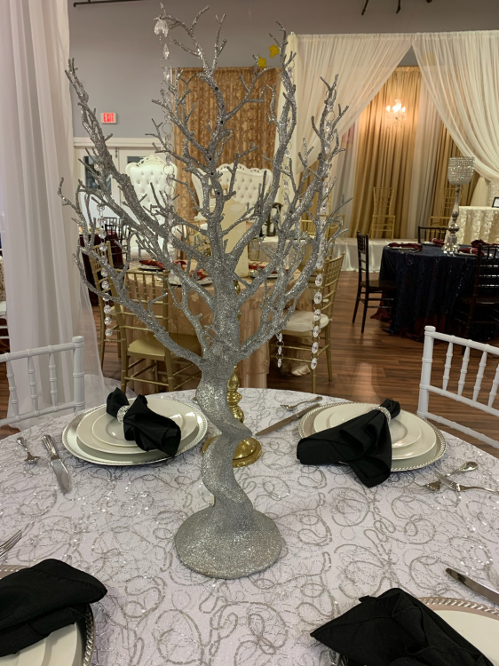 Silver Glitter Manzanita Tree 30