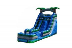 18ft Blue Crush Dual Lane Water Slide