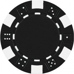 Black Poker Chip (100)