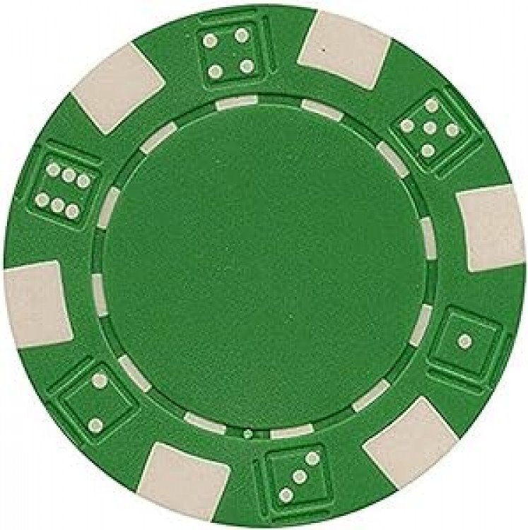 Green Poker Chip (100)