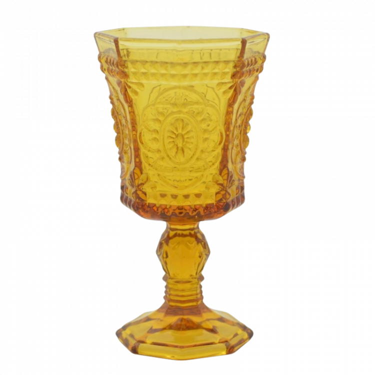 Vatican Amber Wine Glass