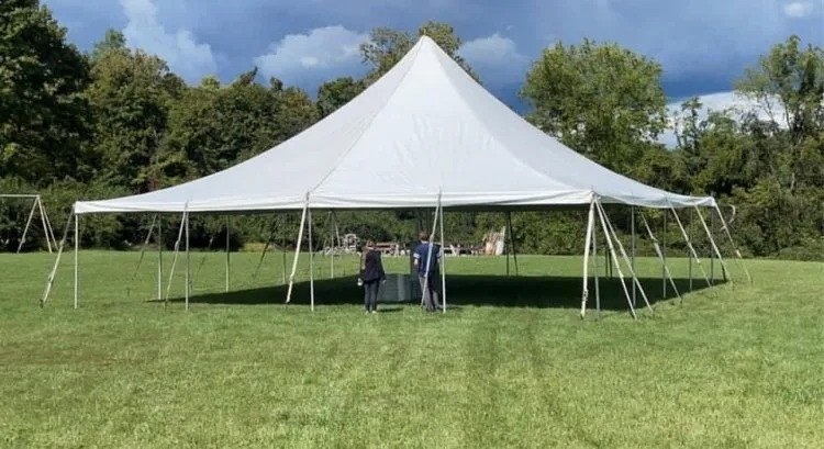 40'x___' High Peak Pole Tent (Grass Only)