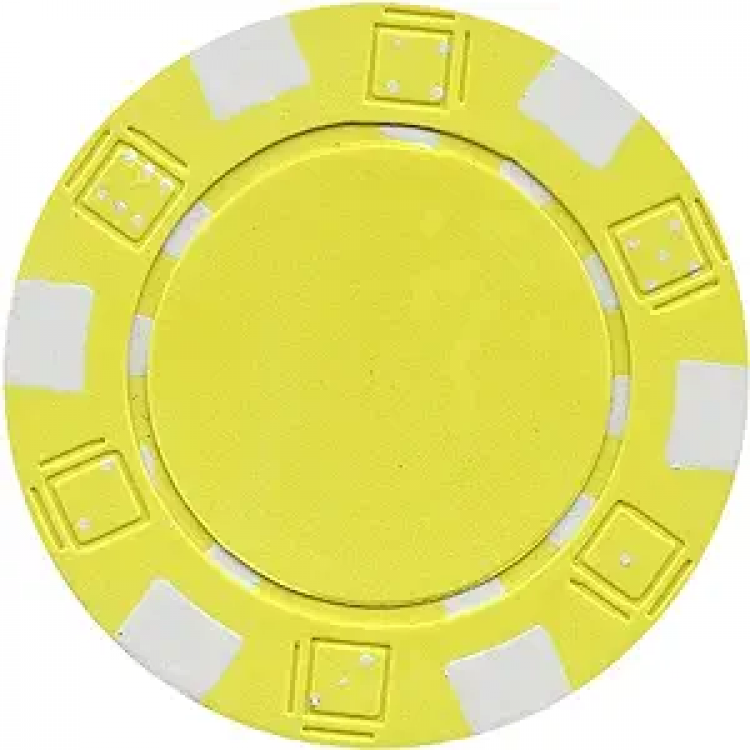 Yellow Poker Chip (100)