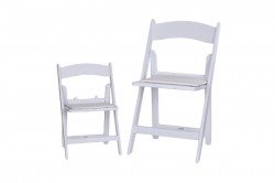 Kids White Garden Chair