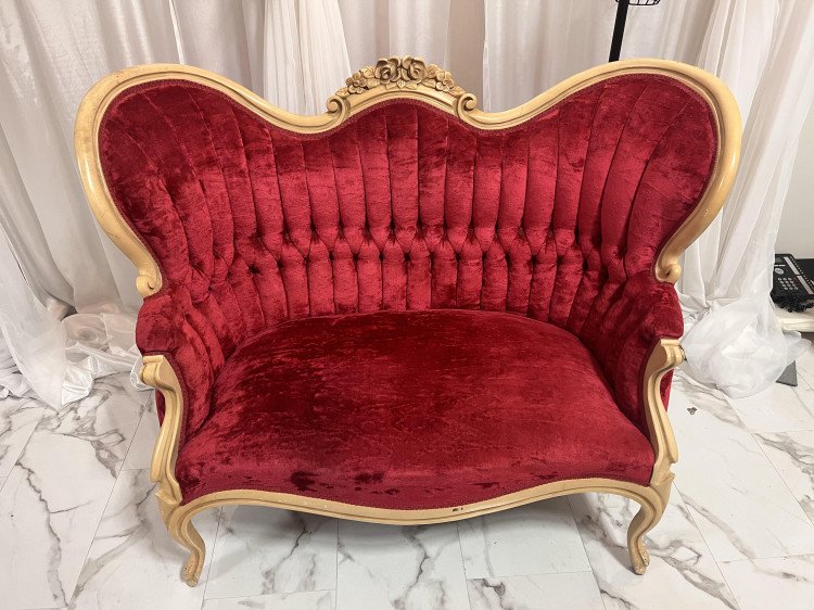 Red Loveseat