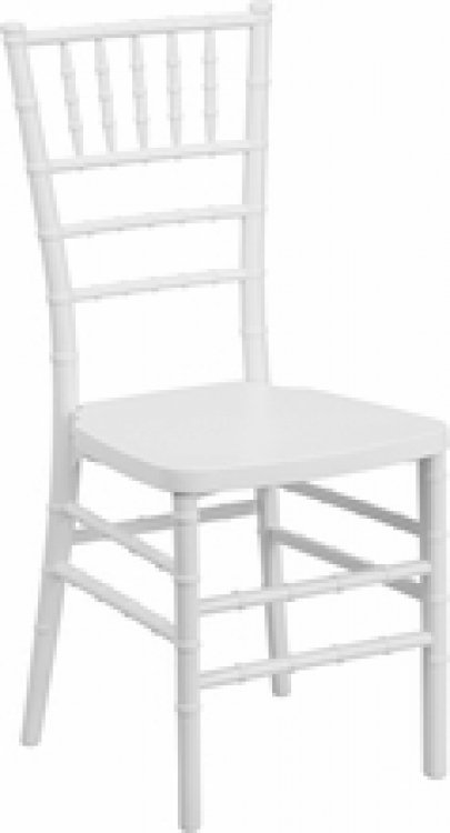 Chiavari Chair White  ($3 Add per Chair if not Covered & Sta