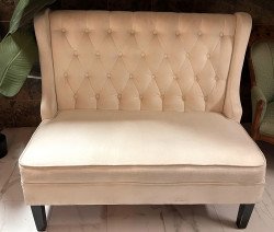 Vintage LoveSeat Ivory