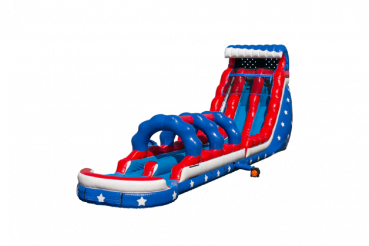 22ft Stars and Stripes Slide