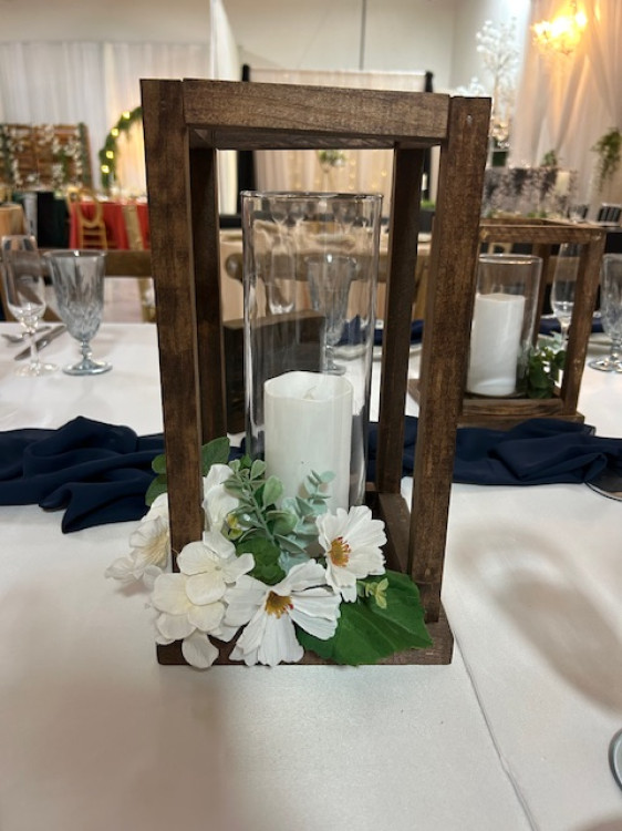 Elegant Large Wooden Lantern