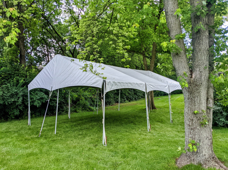 20'x30' Gable End Frame Tent (Add Del) (Freds) 20'x30' Gable End Frame Tent (Add Del) (Freds)