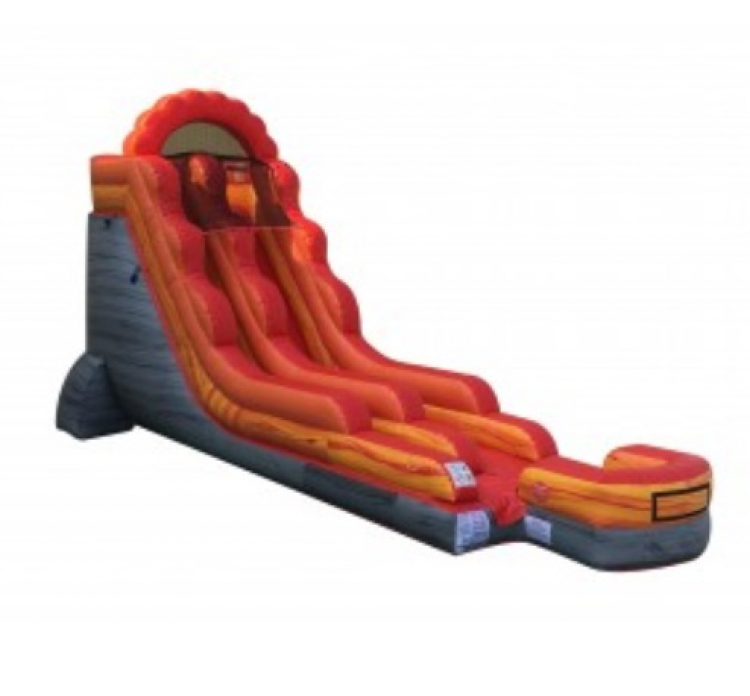 18' Fire and Ice Inflatable Wet/Dry Slide 18' Fire and Ice Inflatable Wet/Dry Slide