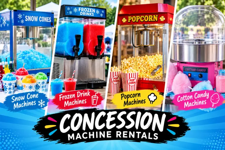 Concession Machine Rentals and Supplies 